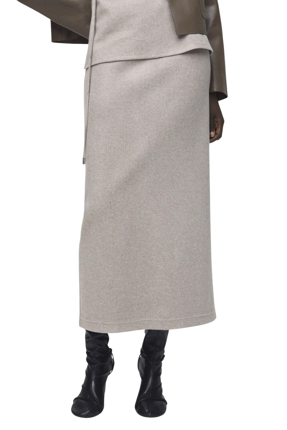 Женский Mango Юбка ANCONA с эластичным поясом (цвет ), артикул 17087802 | Фото 3