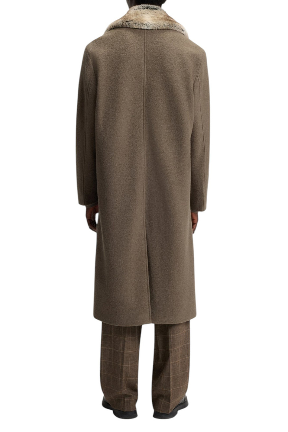 Мужской HUGO Пальто Macario из шерсти со съемным воротником (цвет ), артикул 50546526 | Фото 4
