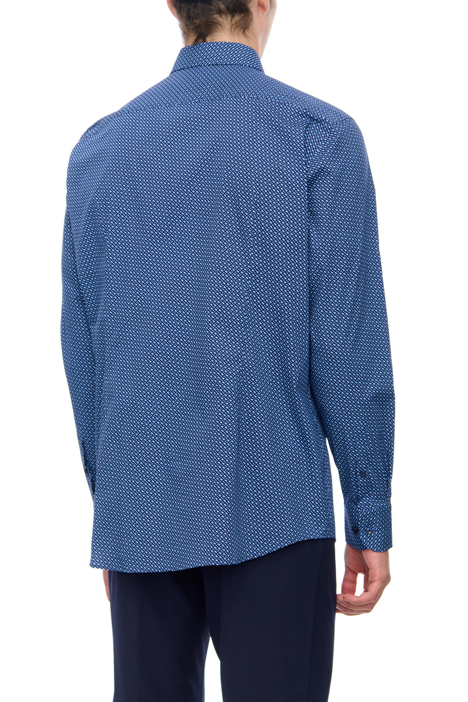 Мужской BOSS Рубашка из эластичного хлопка (цвет ), артикул 50478620 | Фото 4