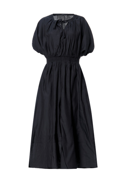 Платье CARTER с V-образным вырезом|Основной цвет:Черный|Артикул:92210722 | Фото 1