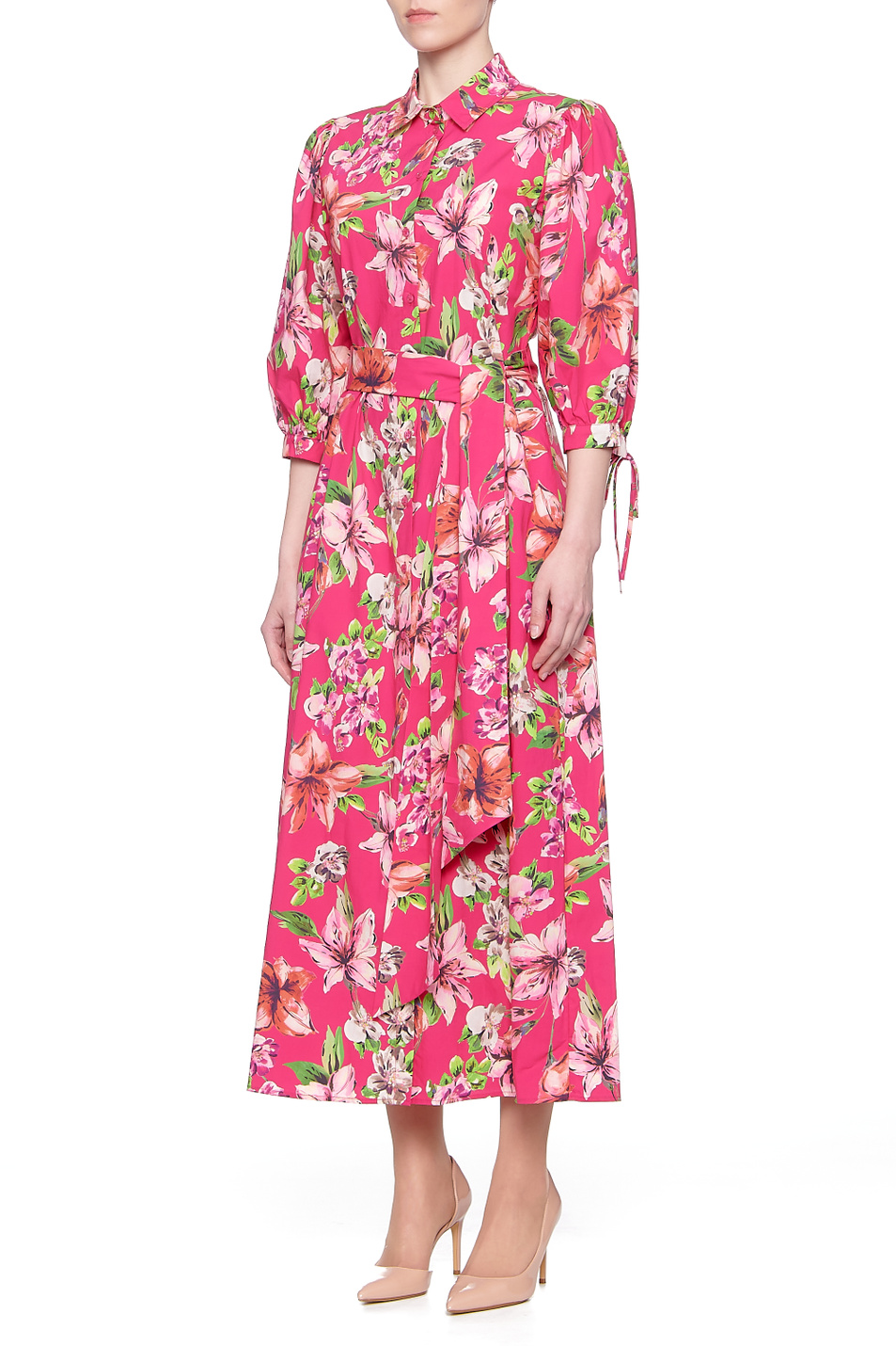 Liu Jo Платье-рубашка с цветочным принтом (цвет ), артикул WA1292T4824 | Фото 3