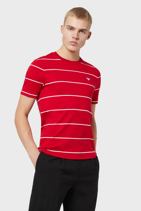 Emporio Armani Футболка из натурального хлопка ( цвет), артикул 3H1T69-1JEQZ | Фото 1