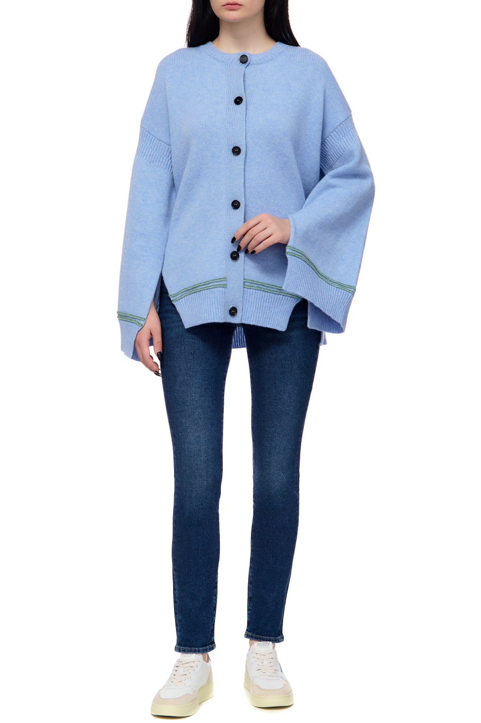 Женский 7 for all Mankind Джинсы однотонные ROXANNE (цвет ), артикул JSWXA910DE | Фото 3