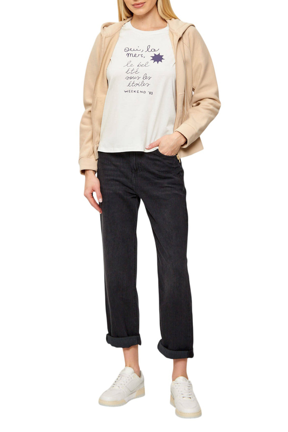 Женский Weekend Max Mara Футболка PANTERA из хлопка (цвет ), артикул 2615971032 | Фото 3