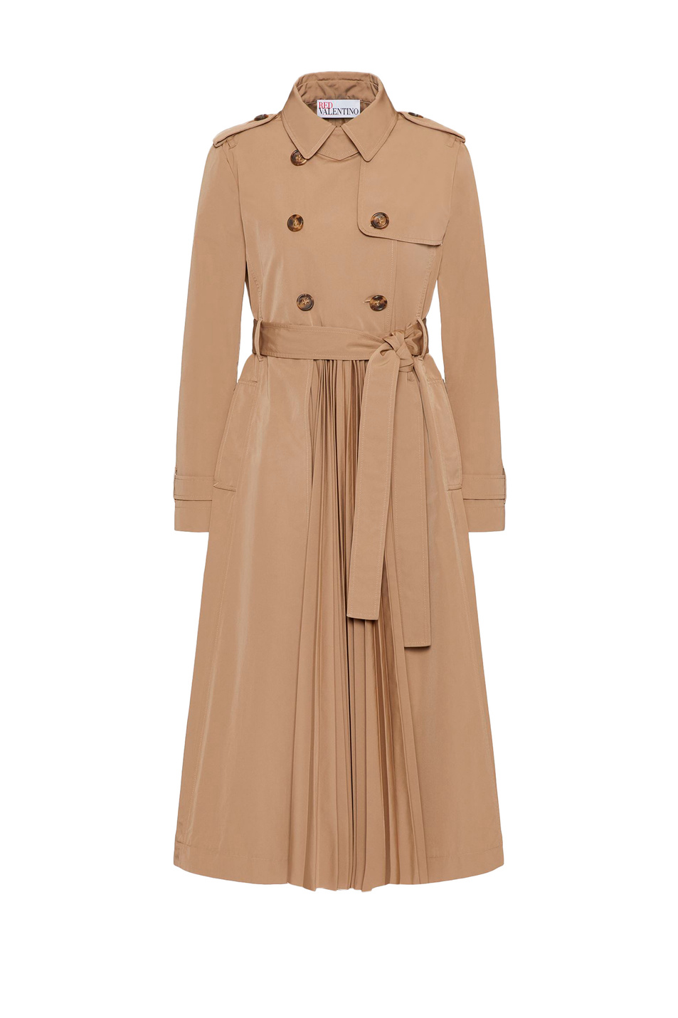 Женский Red Valentino Тренч из тафты со складками (цвет ), артикул XR3CHB5069L | Фото 1