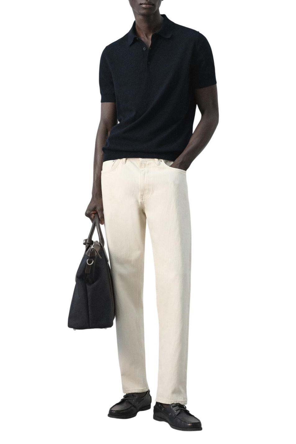 Мужской Mango Man Поло ARRAONA из хлопка (цвет ), артикул 27035945 | Фото 2