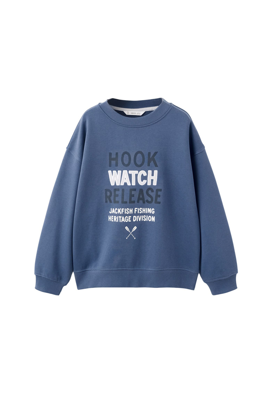 Мальчикам Mango Kids Свитшот FHOOK из смесового хлопка (цвет ), артикул 27075148 | Фото 1