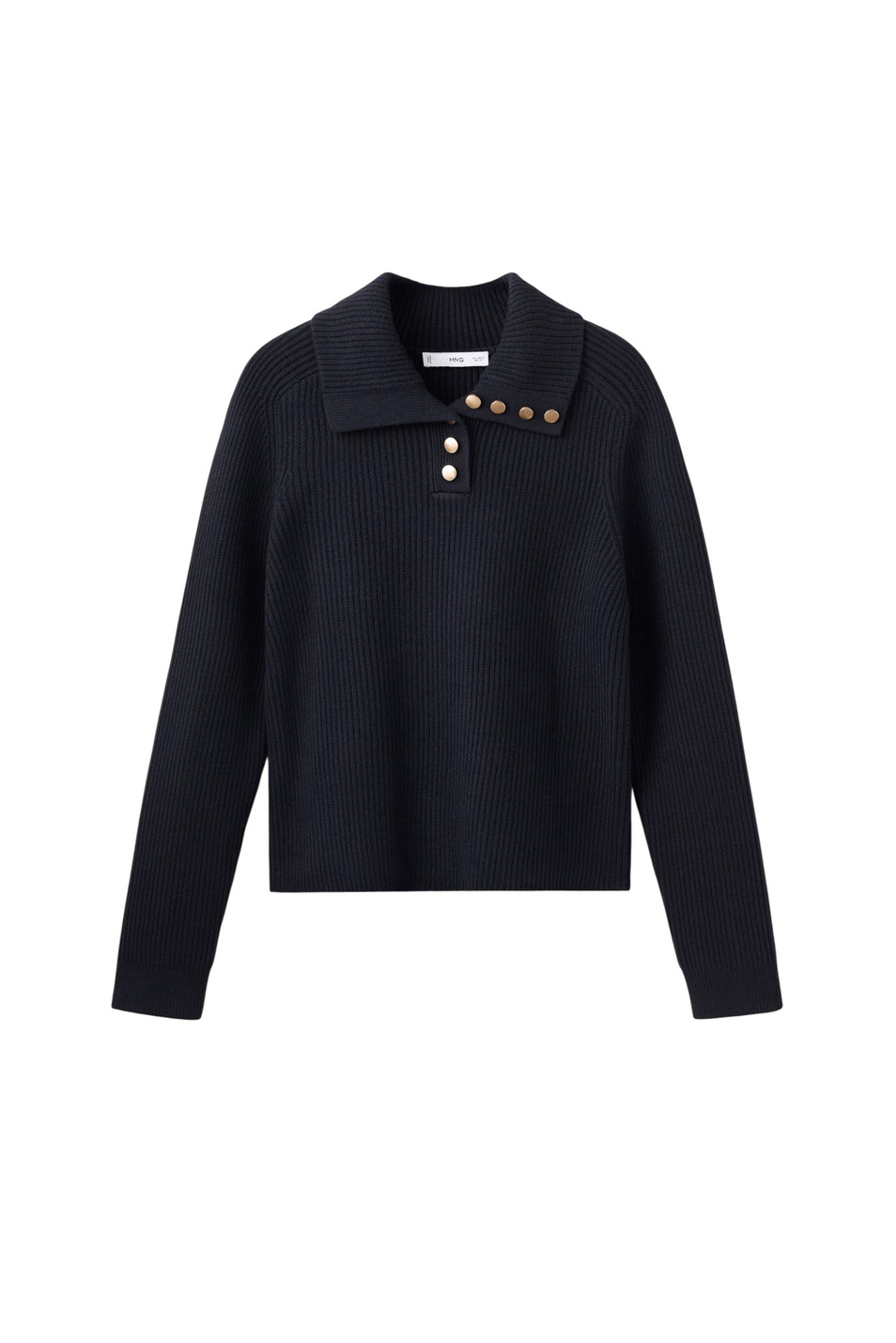 Джемпер поло BOTORI|Основной цвет:Синий Женский Mango Джемпер поло BOTORI (цвет ), артикул 17007786 | Фото 1