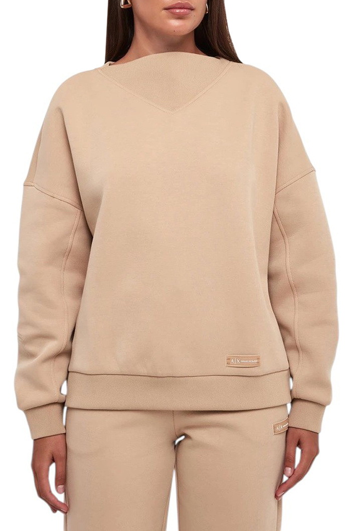 Женский Armani Exchange Свитшот однотонный (цвет ), артикул XW000744-AF16134 | Фото 4