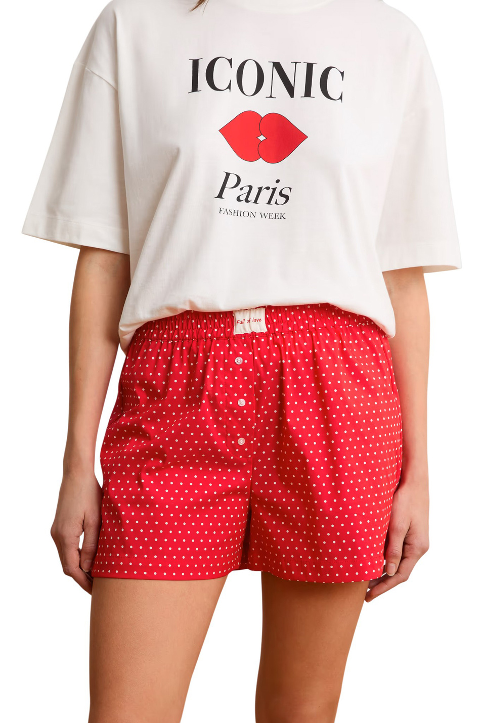 Женский Etam Шорты BOYFRIEND из смесового хлопка (цвет ), артикул 6557582 | Фото 1