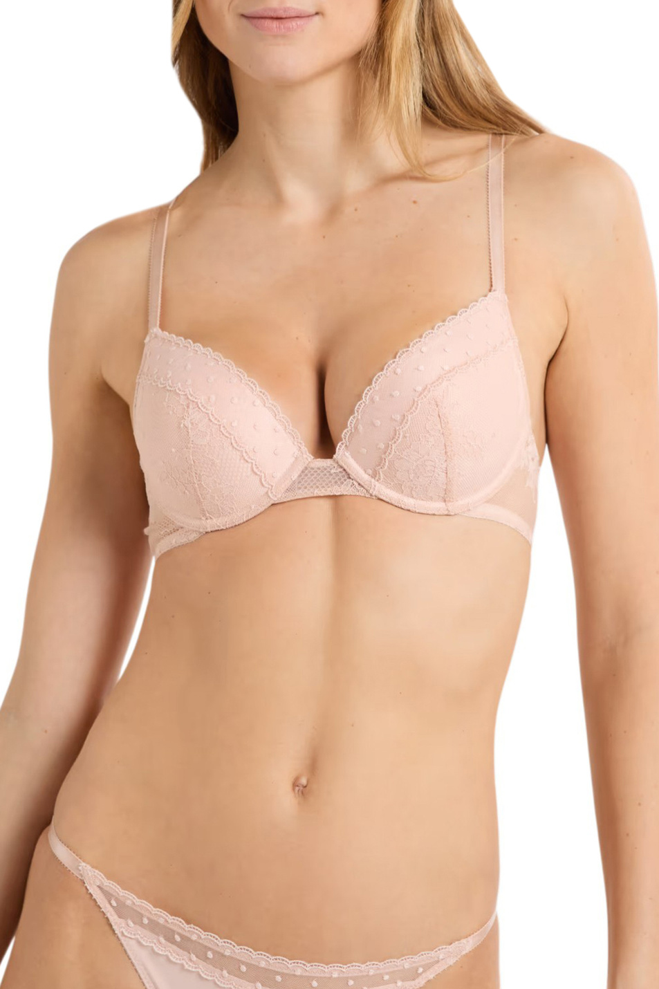 Женский Etam Бюстгальтер PLUME пуш-ап с кружевом (цвет ), артикул 6557631 | Фото 3