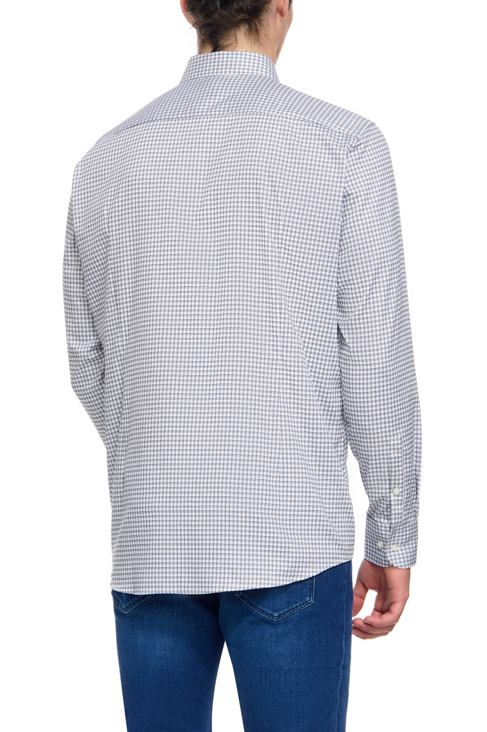 Мужской BOSS Рубашка из хлопка и лиоцелла (цвет ), артикул 50496704 | Фото 4
