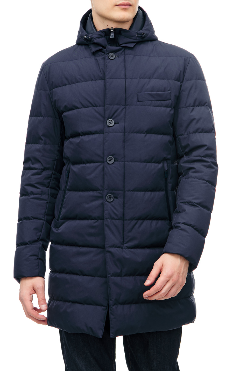 Мужской Herno Куртка стеганая на молнии и пуговицах (цвет ), артикул PI141UL11106 | Фото 1