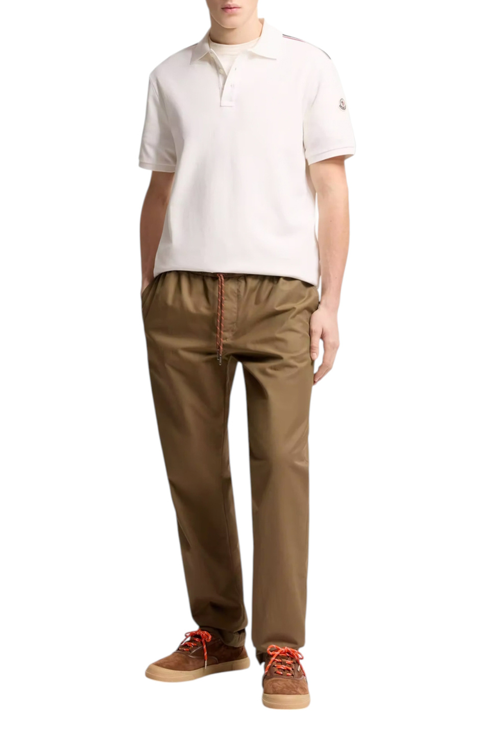 Мужской Moncler Поло из хлопка (цвет ), артикул L10918A00031-89A16 | Фото 2