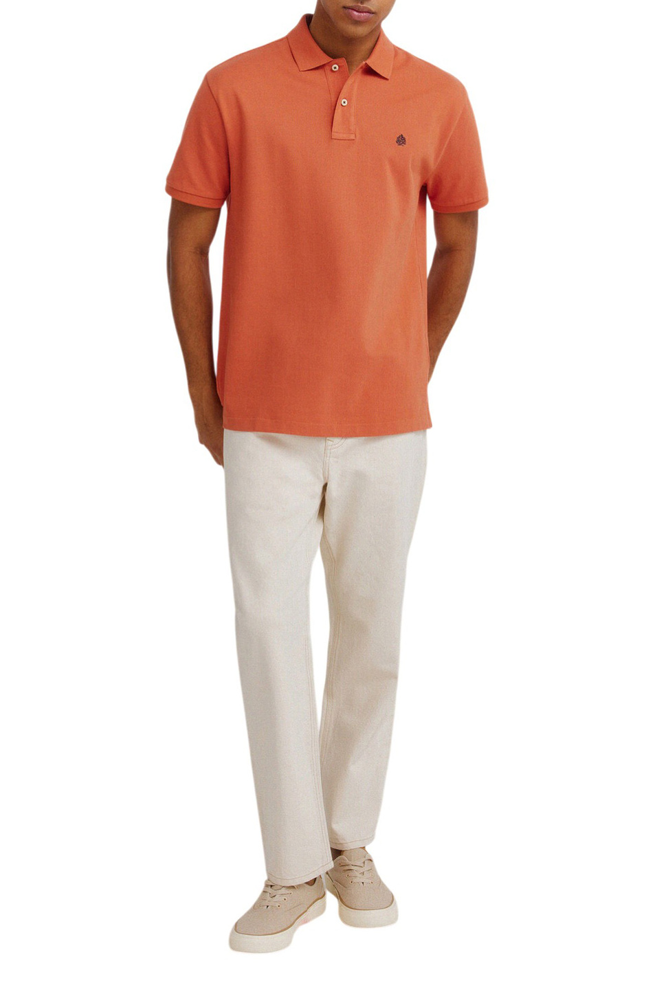 Мужской Springfield Поло из хлопка (цвет ), артикул 8551097 | Фото 3