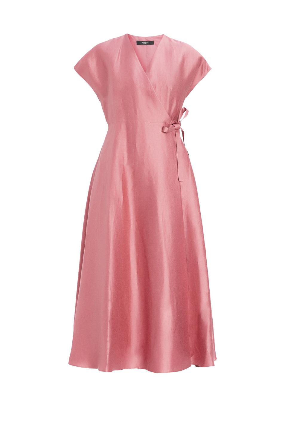 Weekend Max Mara Платье LUISA из шелкового атласа и льна (цвет ), артикул 52211411 | Фото 1