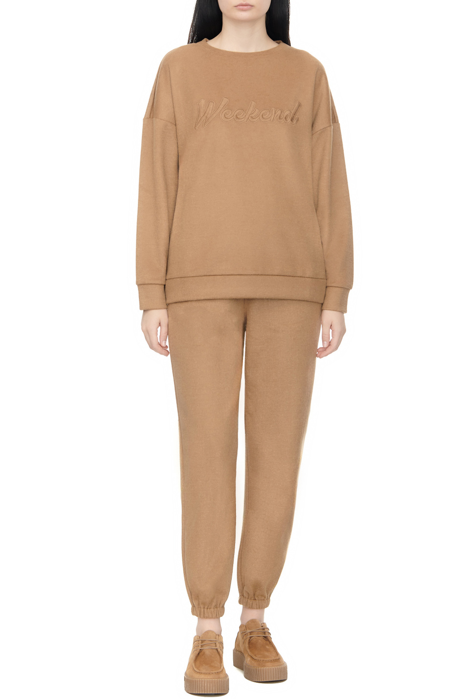 Женский Weekend Max Mara Брюки DANUBIO с эластичным поясом (цвет ), артикул 2357860333 | Фото 3
