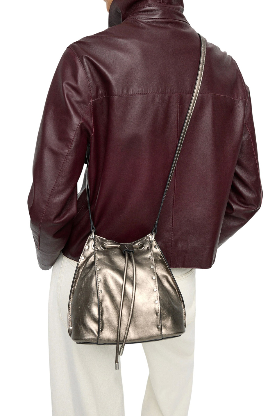 Женский Parfois Сумка с заклепками (цвет ), артикул 241768 | Фото 5