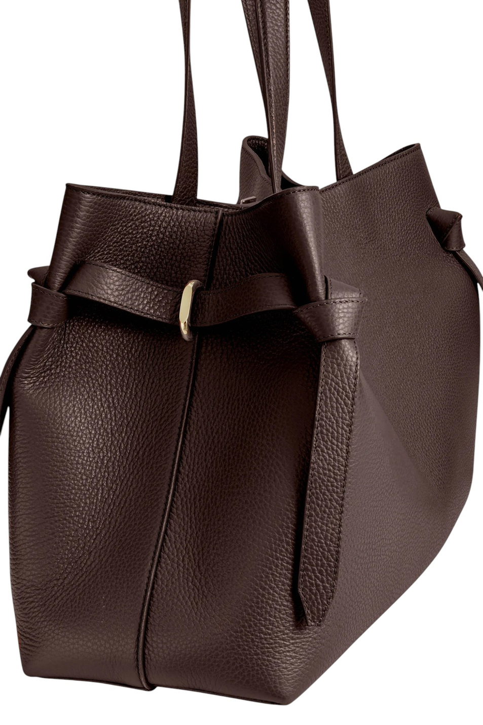 Женский Yuzefi Сумка GYOZA TOTE из натуральной кожи (цвет ), артикул YUZPF25-HB-GZT-L038 | Фото 3