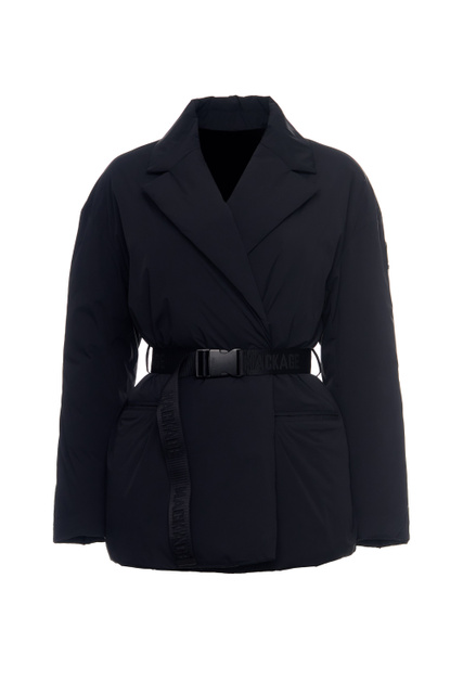 Куртка NEENA с поясом|Основной цвет:Черный|Артикул:P002447 | Фото 1
