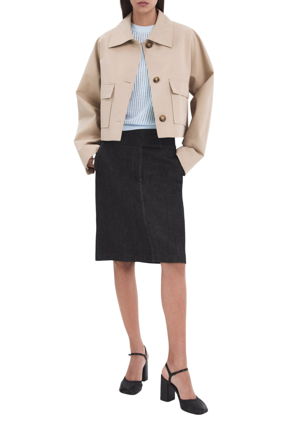 Женский Mango Джемпер PERA с короткими рукавами (цвет ), артикул 27005830 | Фото 2