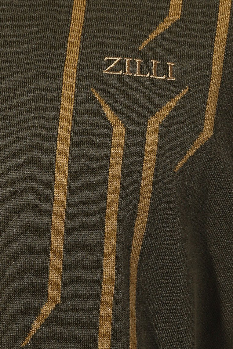 Мужской ZILLI Поло из хлопка и шелка (цвет ), артикул KZP002M0142VAN000 | Фото 6