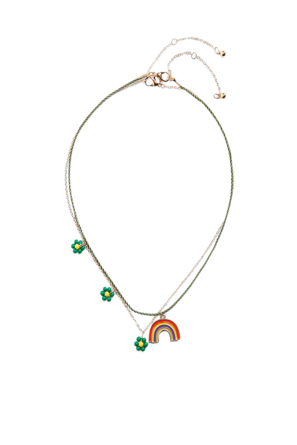 Девочкам Mango Kids Набор ожерелий LAURA с подвесками (цвет ), артикул 37004061 | Фото 1
