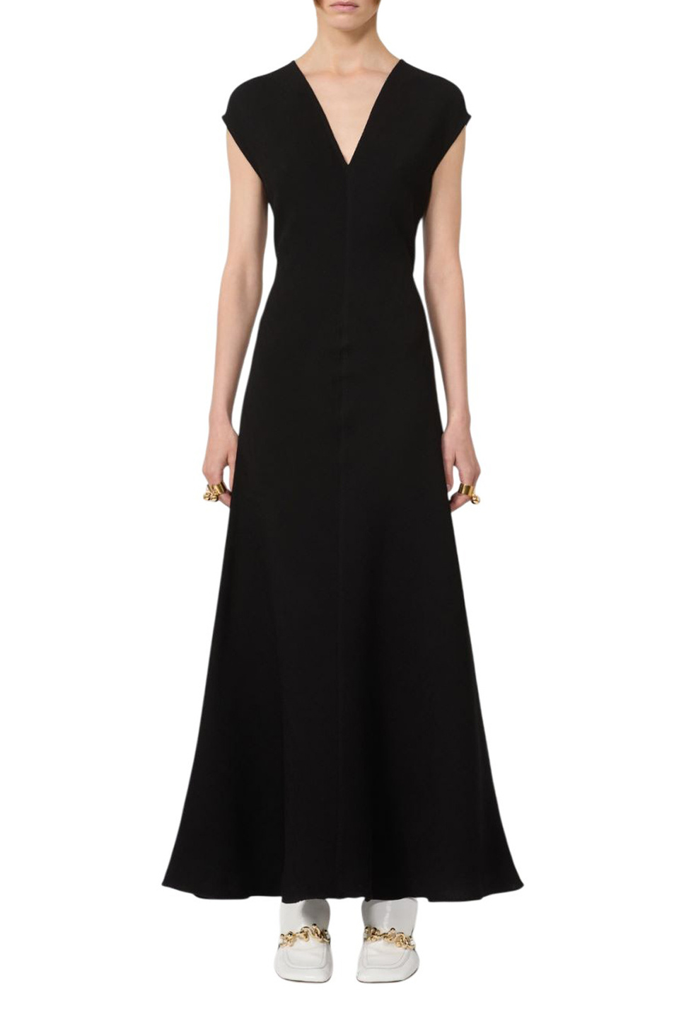 Женский Sportmax Платье PECORA из вискозы (цвет ), артикул 2612221031 | Фото 3