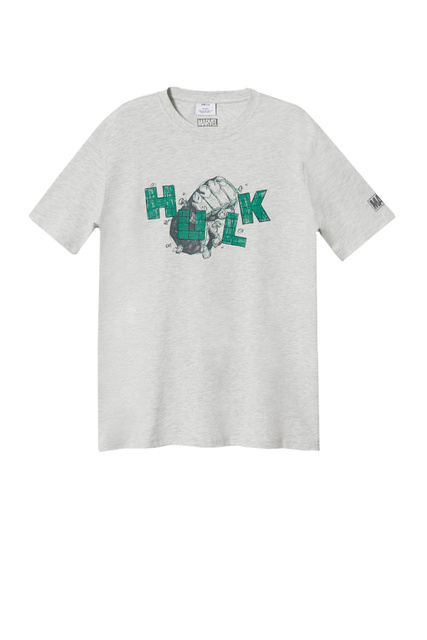 Футболка HULK-H с принтом|Основной цвет:Серый|Артикул:37006739 | Фото 1