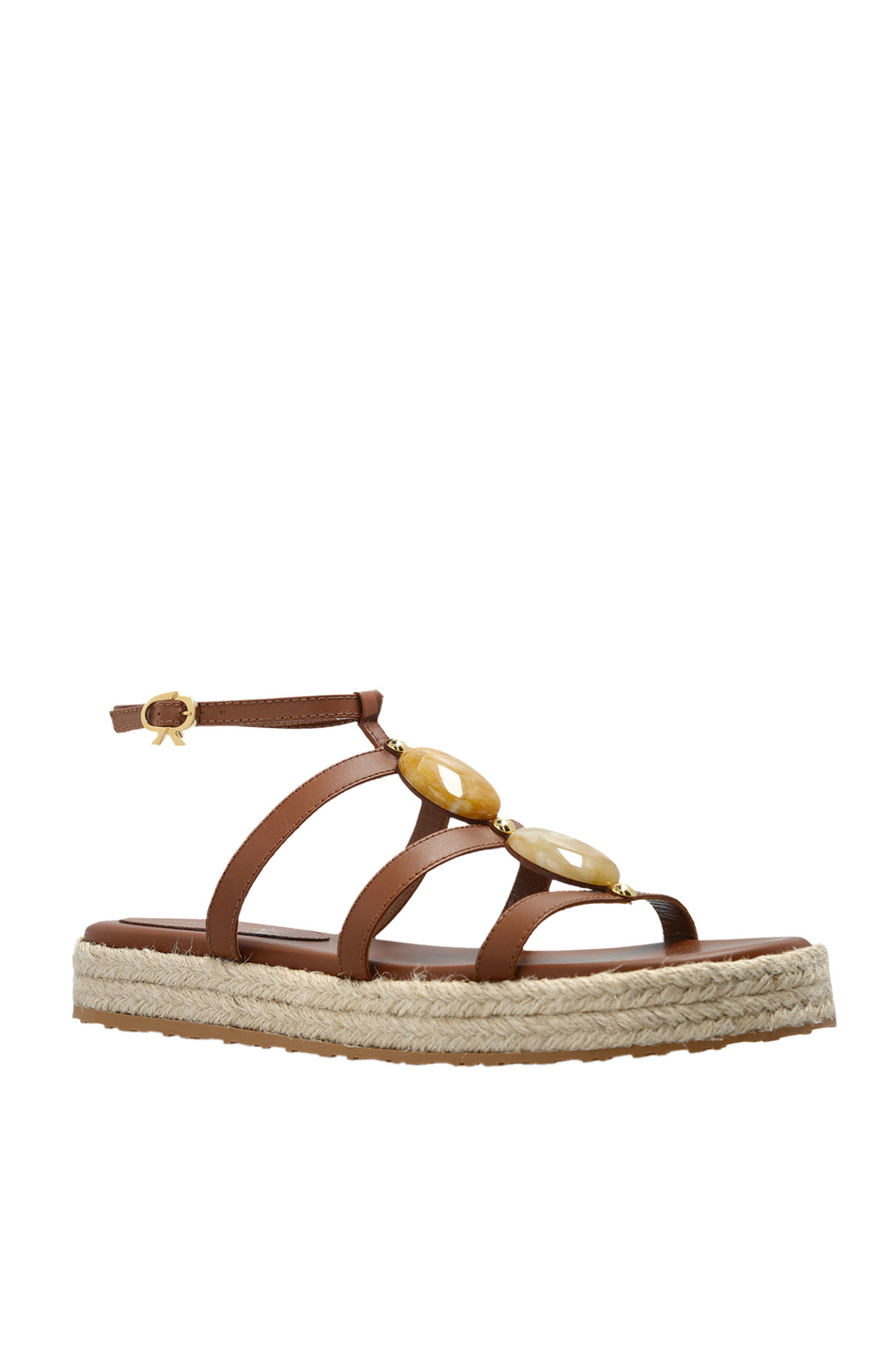 Женский Gianvito Rossi Сандалии из натуральной кожи (цвет ), артикул G32655.05GOM.CXJCUNT | Фото 2