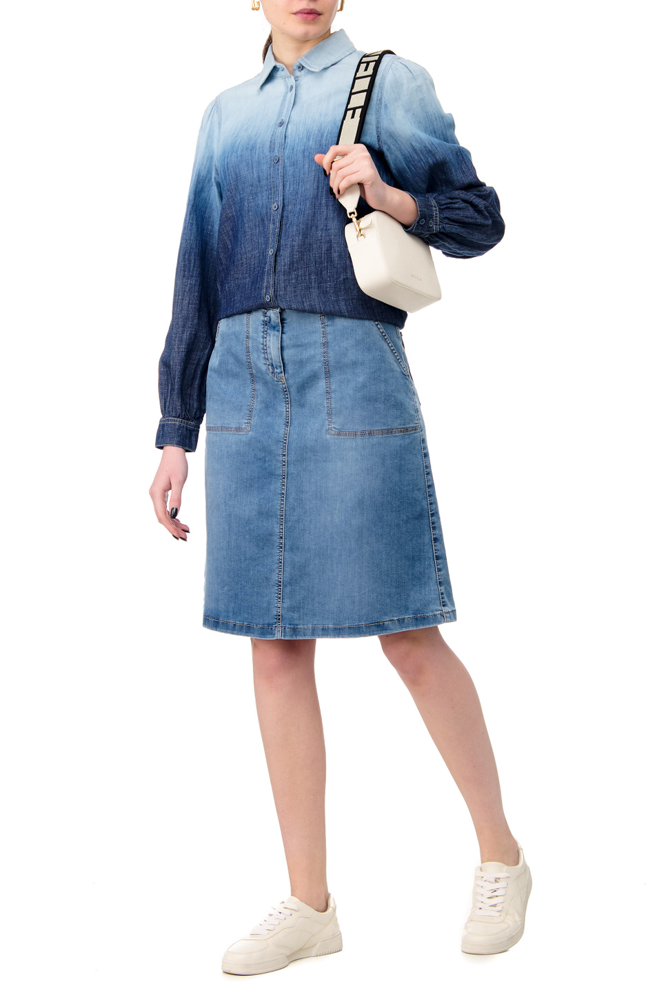 Женский Gerry Weber Юбка со шнурком на поясе (цвет ), артикул 610105-66830 | Фото 3