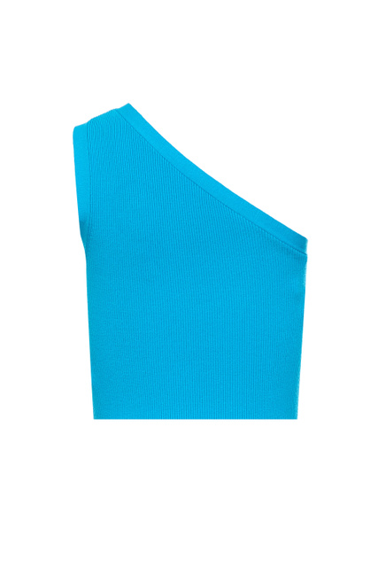 Топ VELLE с открытым плечом|Основной цвет:Голубой|Артикул:420013-88559 | Фото 2