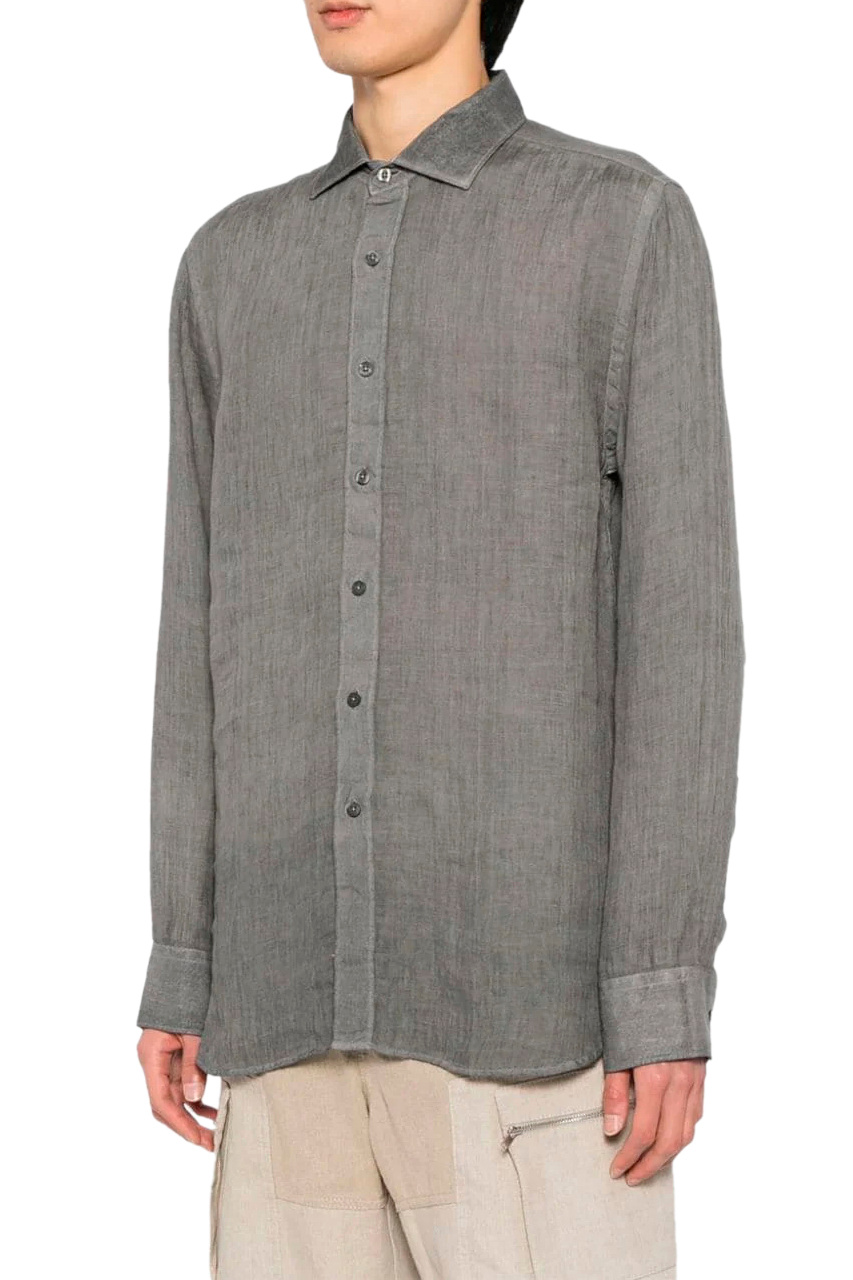 Мужской 120% Lino Рубашка из чистого льна (цвет ), артикул 31ALIM13110000115 | Фото 3