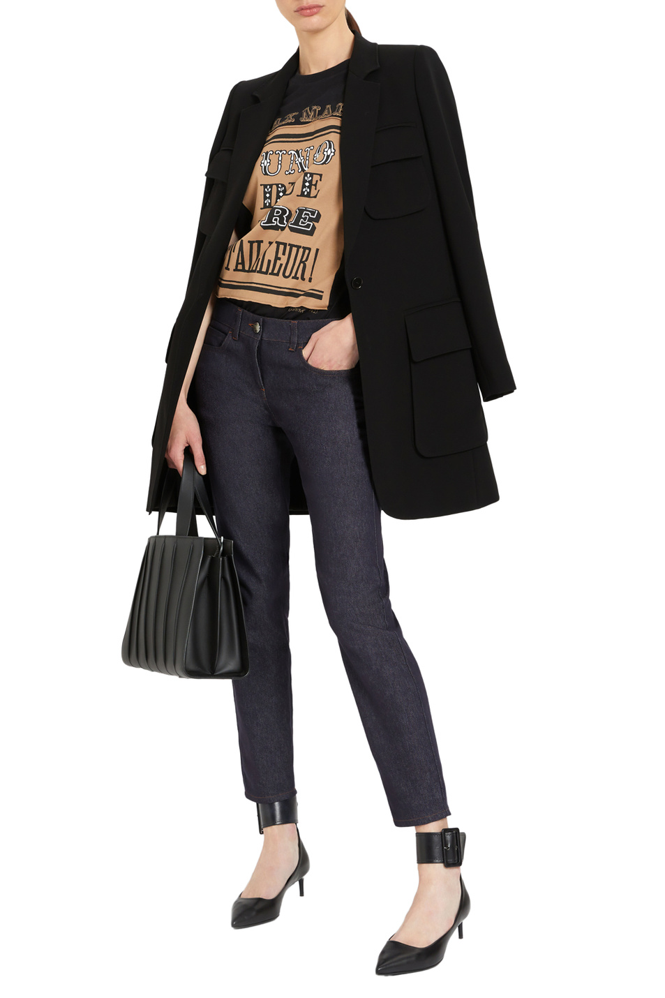 Женский Max Mara Футболка из хлопкового джерси (цвет ), артикул 19460313 | Фото 2