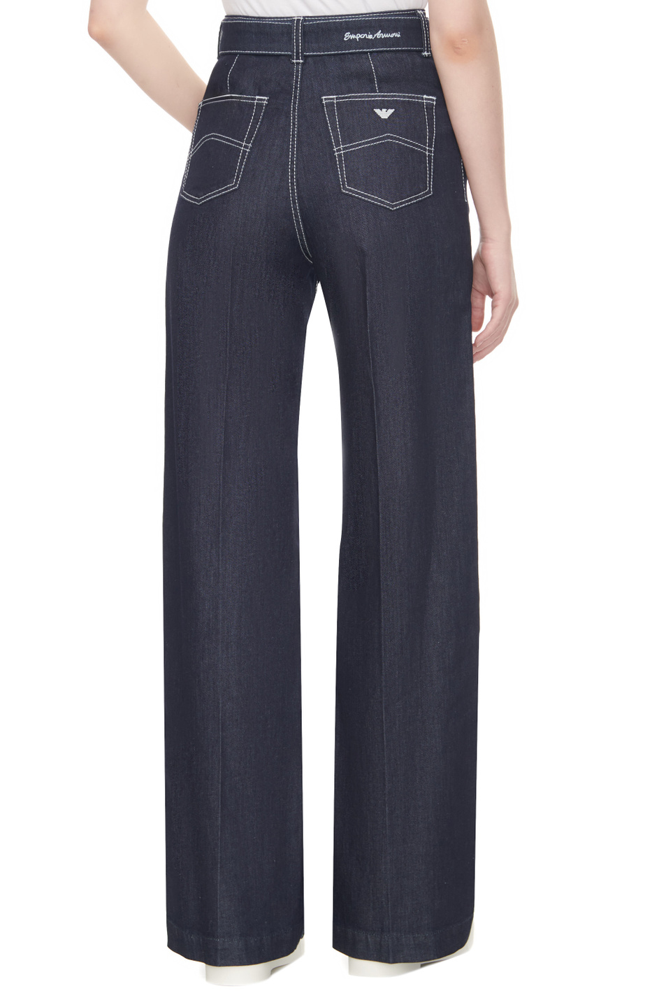 Женский Emporio Armani Джинсы однотонные (цвет ), артикул 6R2J14-2DBBZ | Фото 6