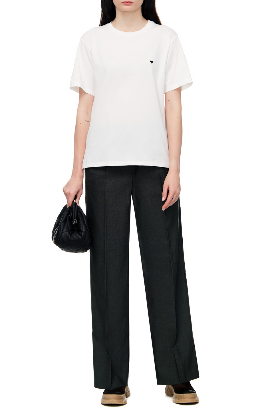 Женский Weekend Max Mara Футболка VENACO из натурального хлопка (цвет ), артикул 59760529 | Фото 3