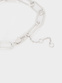 Parfois Браслет  из стали с подвеской из искусственного жемчуга (Серебристый цвет), артикул 179202 | Фото 3