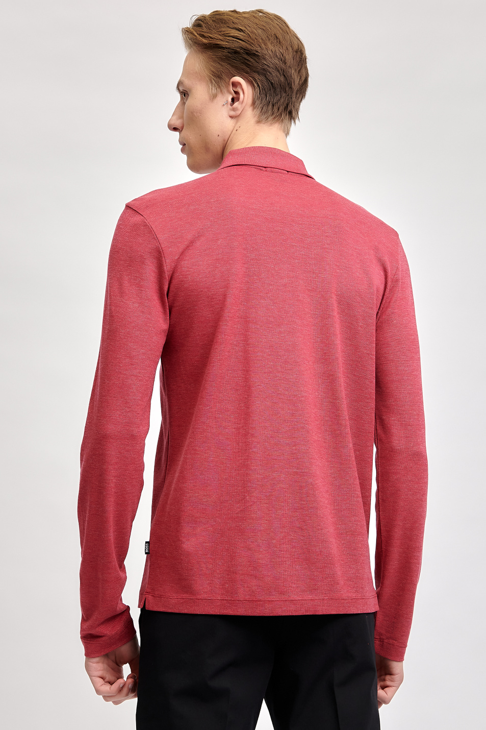 BOSS Рубашка поло Pleins из смесового хлопка (цвет ), артикул 50442098 | Фото 3