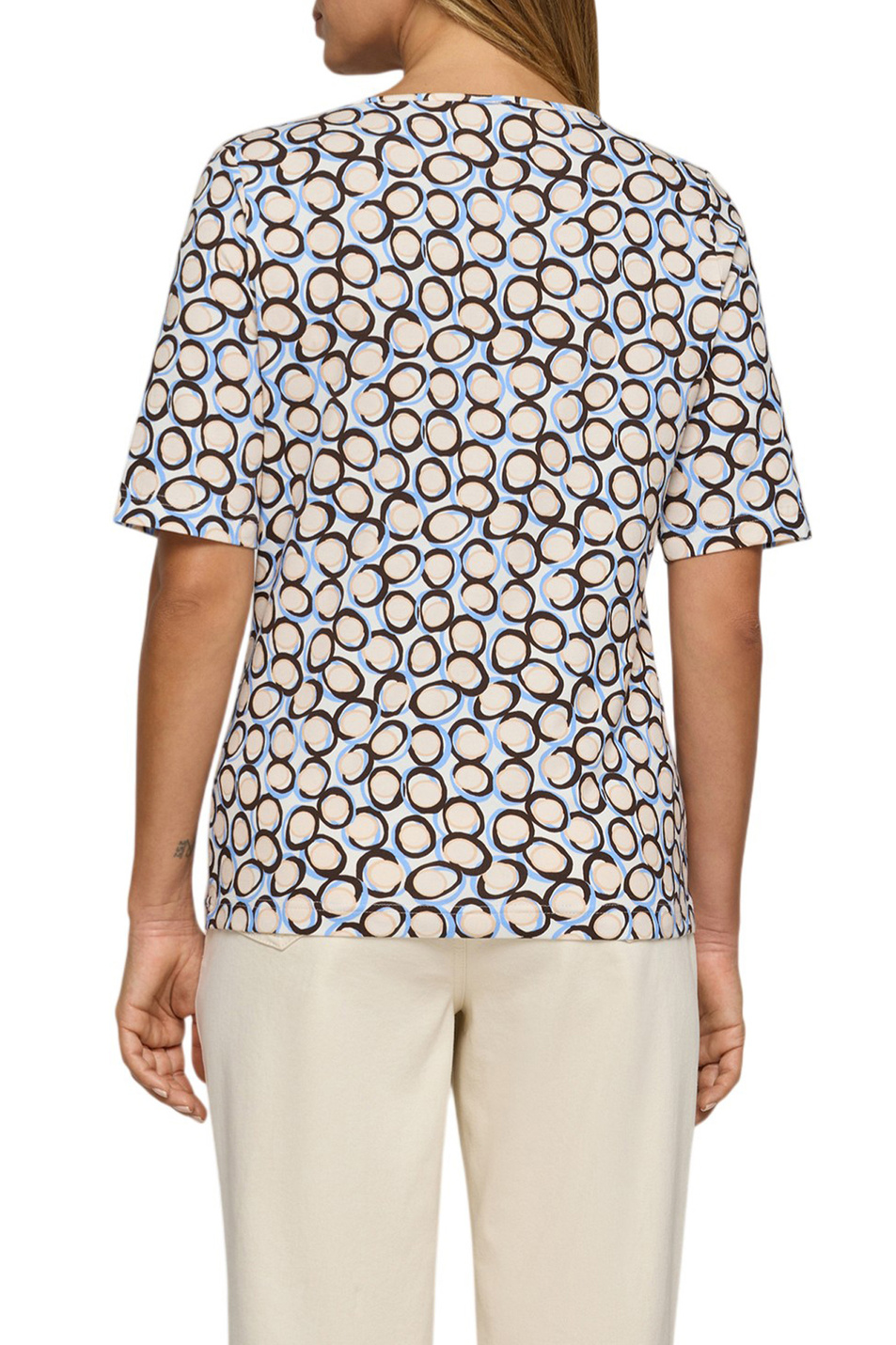 Женский Rabe Футболка с принтом (цвет ), артикул 56-118376 | Фото 5