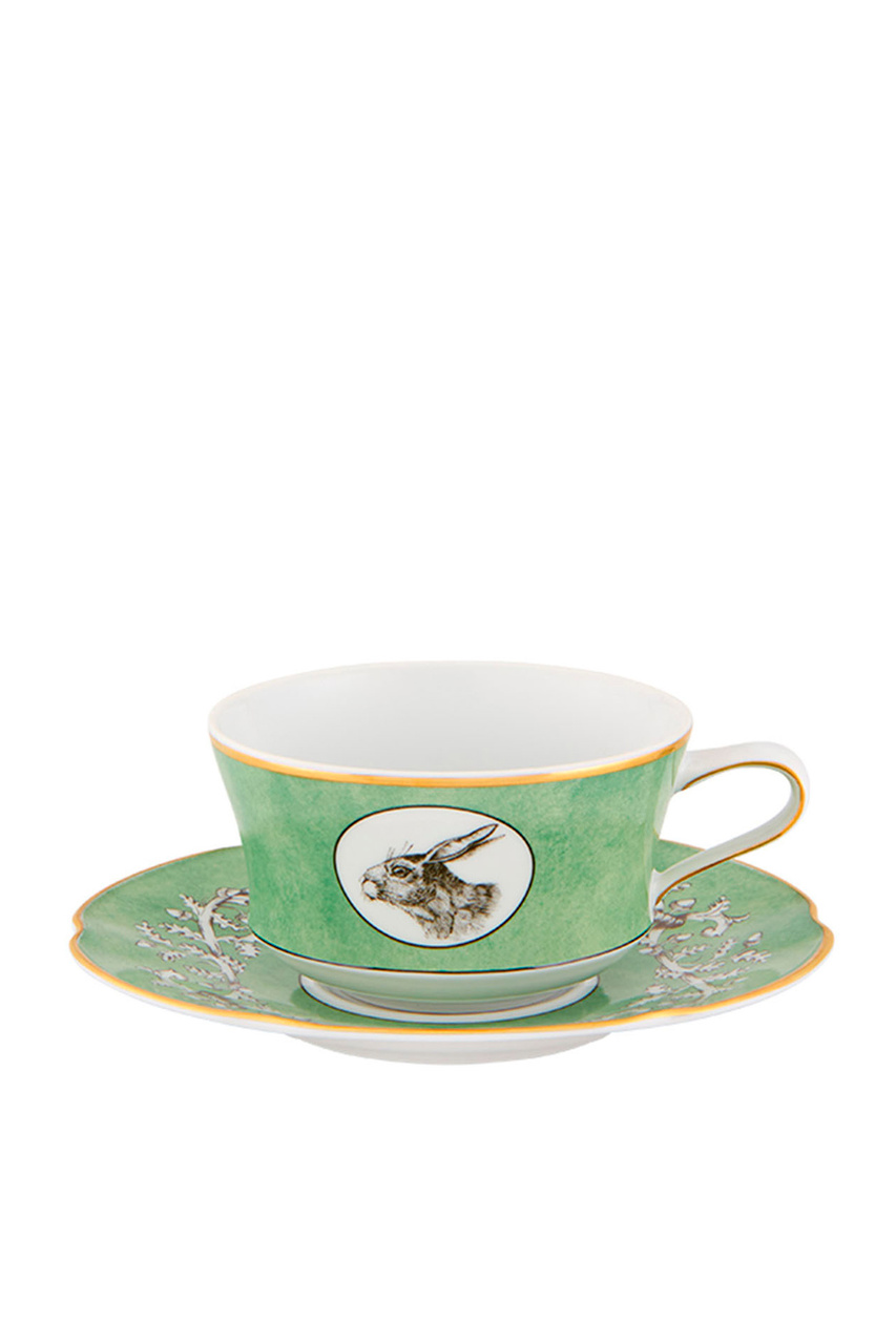 Чашка чайная с блюдцем CASADALBA 228 мл|Основной цвет:Разноцветный|Артикул:21136768 | Фото 1