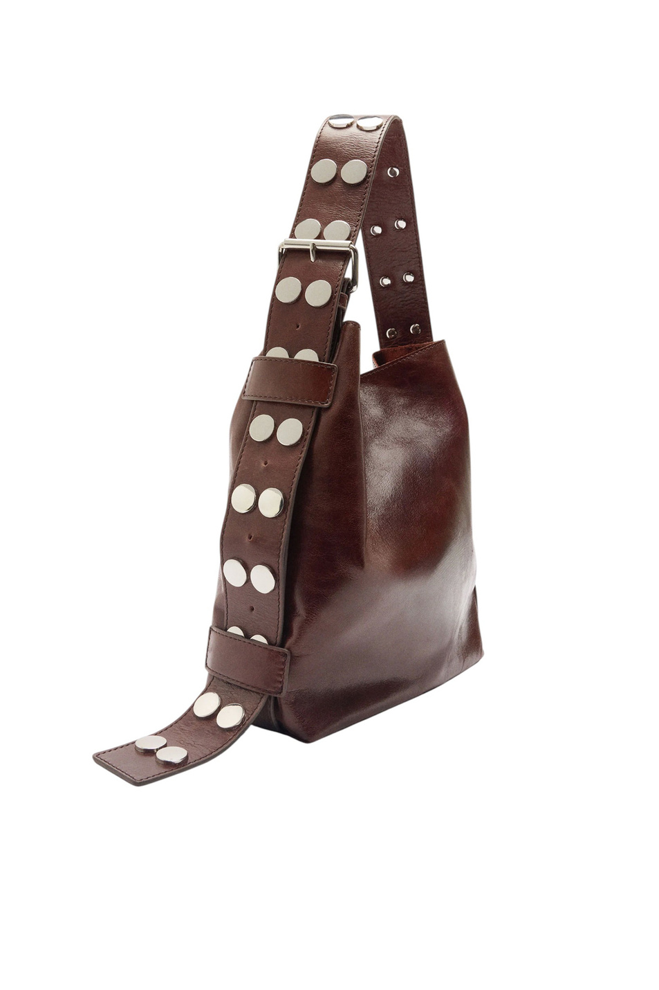 Сумка из натуральной кожи|Основной цвет:Коричневый Женский Parfois Сумка из натуральной кожи (цвет ), артикул 237163 | Фото 3