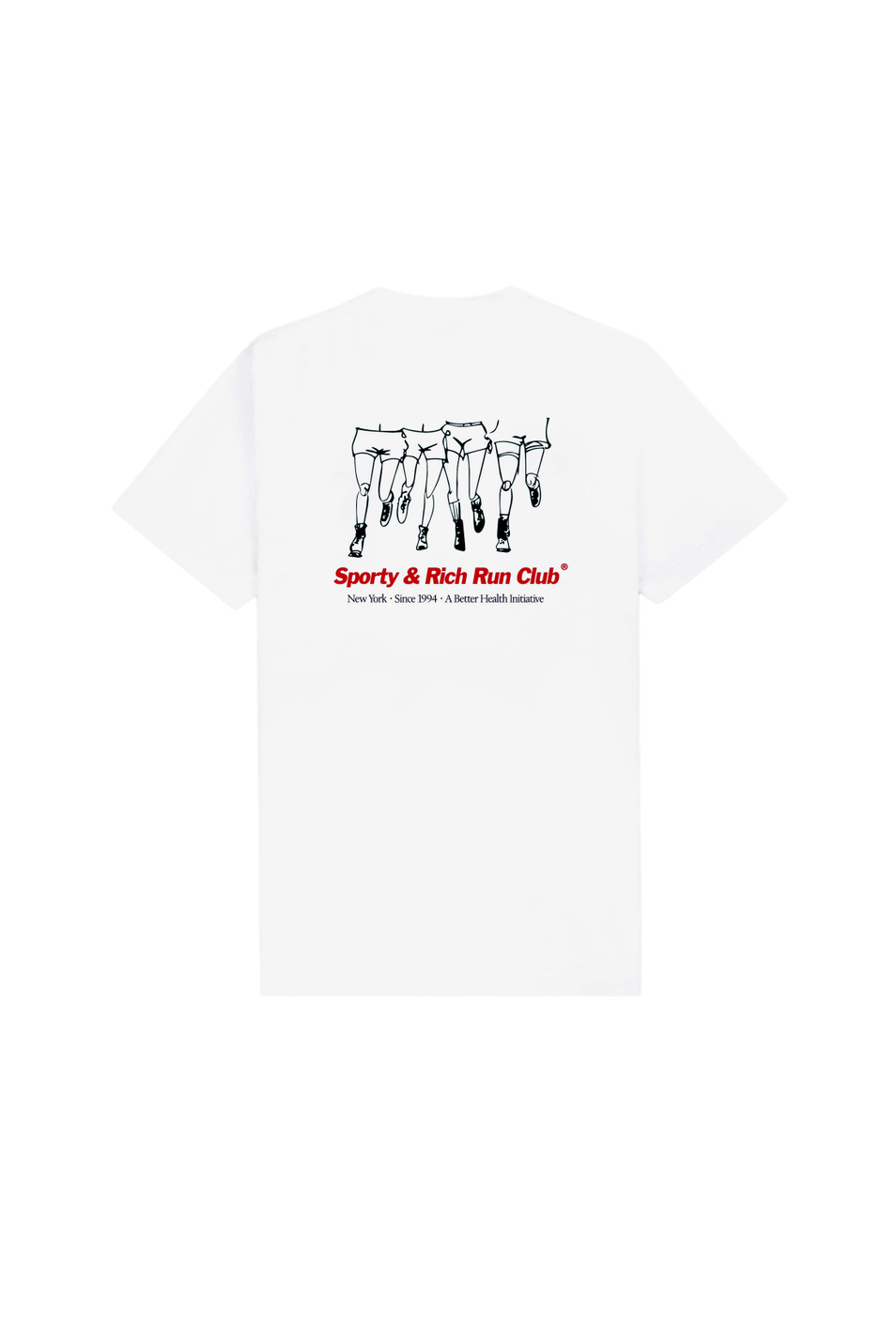 Женский Sporty & Rich Футболка Run Club из хлопка (цвет ), артикул TO04364172WH01 | Фото 2