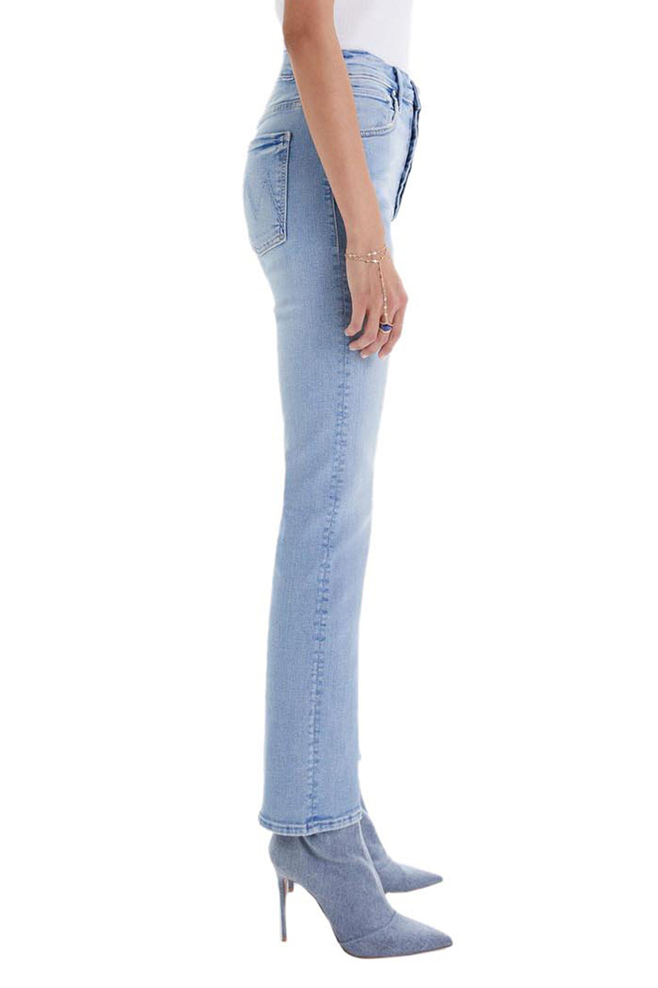 Женский Mother Узкие джинсы из эластичного хлопка (цвет ), артикул 10094-885 | Фото 5