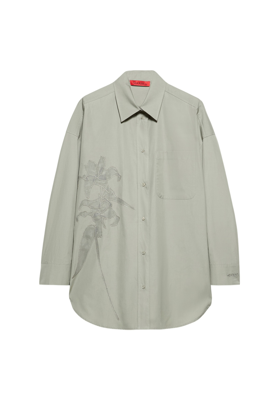 Женский MAX&Co. Рубашка MCOCANNETI из хлопка (цвет ), артикул 2616111013 | Фото 1