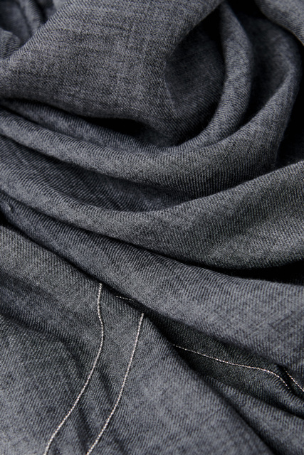 Однотонный шарф|Основной цвет:Серый|Артикул:SAD222W440 | Фото 2