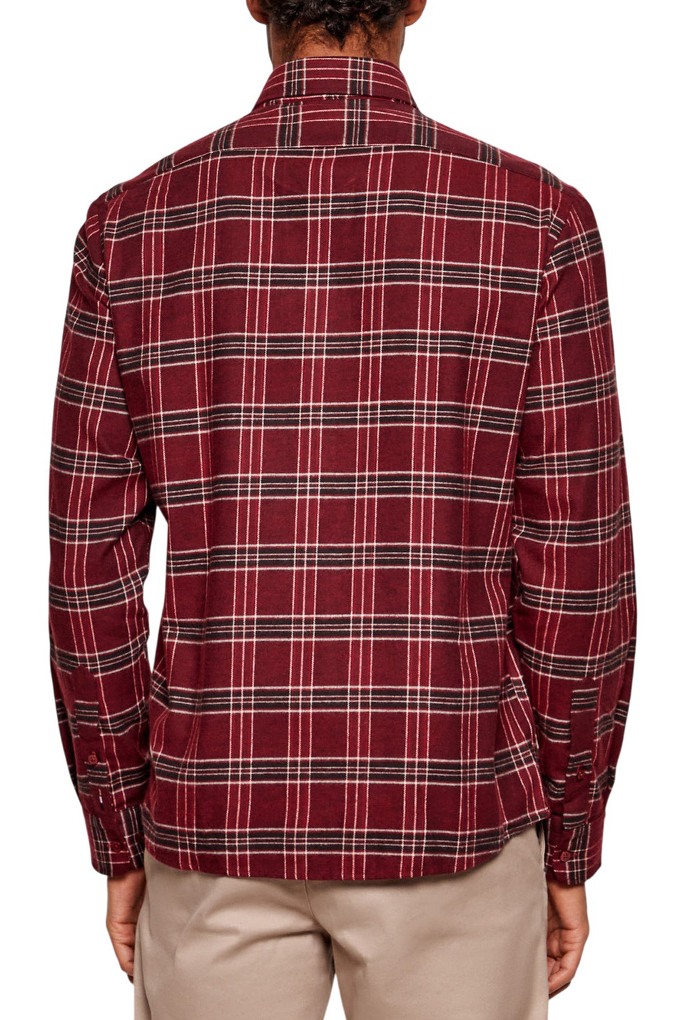 Рубашка LIAM из хлопка|Основной цвет:Бордовый Мужской BOSS Рубашка LIAM из хлопка (цвет ), артикул 50550049 | Фото 5