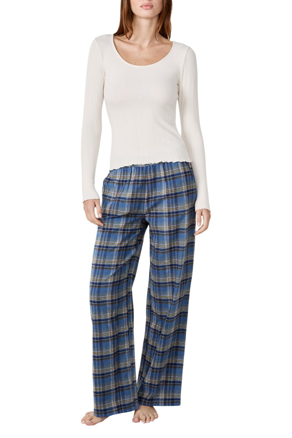 Женский Etam Лонгслив BETTY однотонный (цвет ), артикул 6555582 | Фото 2