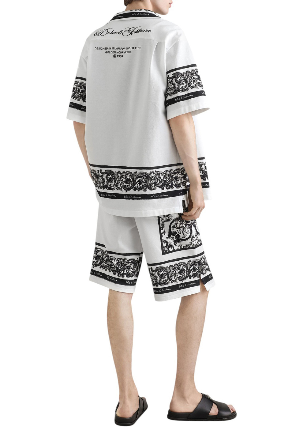 Мужской Dolce & Gabbana Рубашка с принтом майолика (цвет ), артикул G5JH9T-II7HN | Фото 3