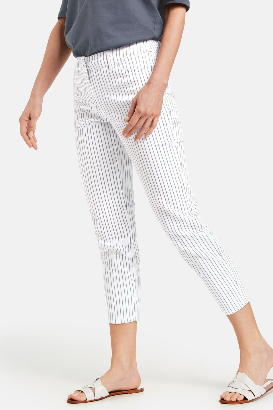 Женский Gerry Weber Брюки из смесового хлопка (цвет ), артикул 222133-67918-Best4me 7/8 | Фото 5