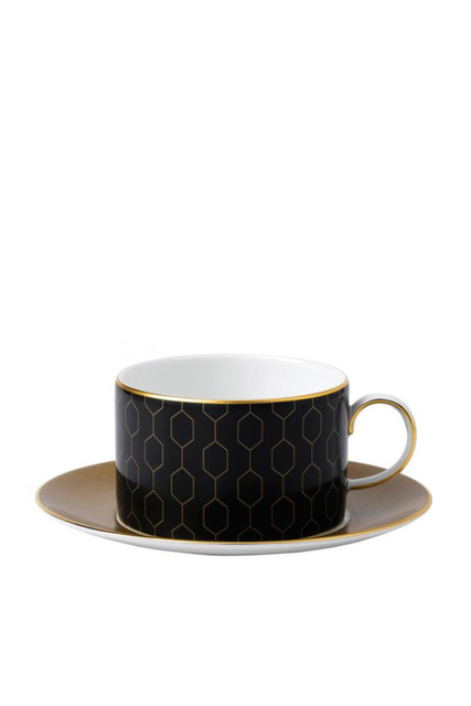 Чашка чайная с блюдцем Arris Honeycomb|Основной цвет:Мультиколор|Артикул:40015241 | Фото 1
